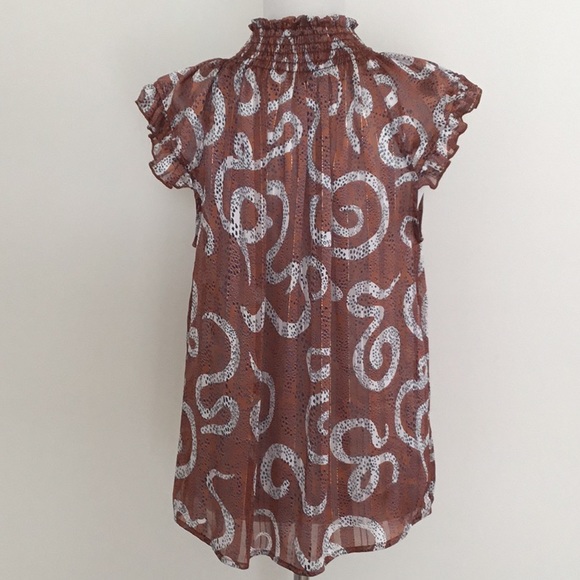 Rust blouse - Picture 2 of 4